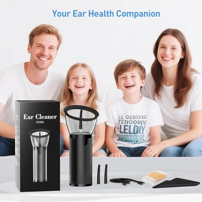Ear Wax Removal-Electric Ear Cleaner, Retractable Ear Cleaning Kit, Safe Ear Wax Removal Tool, Effective Ear Irrigation Flushing System, Waterproof Ear Washer for Humans with 4 Pressure Modes by yakbio - Image 8
