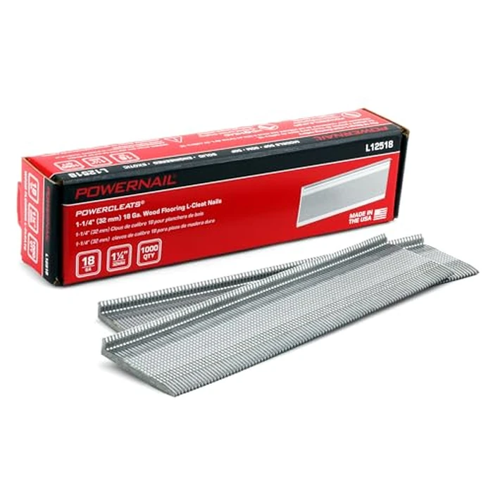 Powernail L125185 18-Gauge 1-1/4-Inch Length Powercleats L-Cleat Flooring Nails (Case of 5-1000ct boxes) by Powernail - Image 6