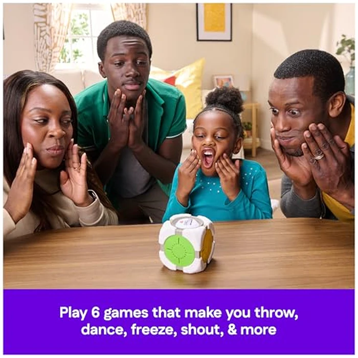 Spin Master Games, Beat The Parents: Let’s Roll, 6-in-1 Electronic Game Cube, Fun Activity for Kids, Family Game Night, Interactive Toy, 2-6 Players, for Ages 5 & Up by Spin Master Games - Image 4