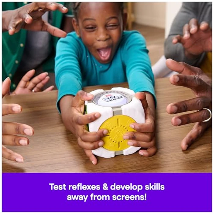 Spin Master Games, Beat The Parents: Let’s Roll, 6-in-1 Electronic Game Cube, Fun Activity for Kids, Family Game Night, Interactive Toy, 2-6 Players, for Ages 5 & Up by Spin Master Games - Image 5