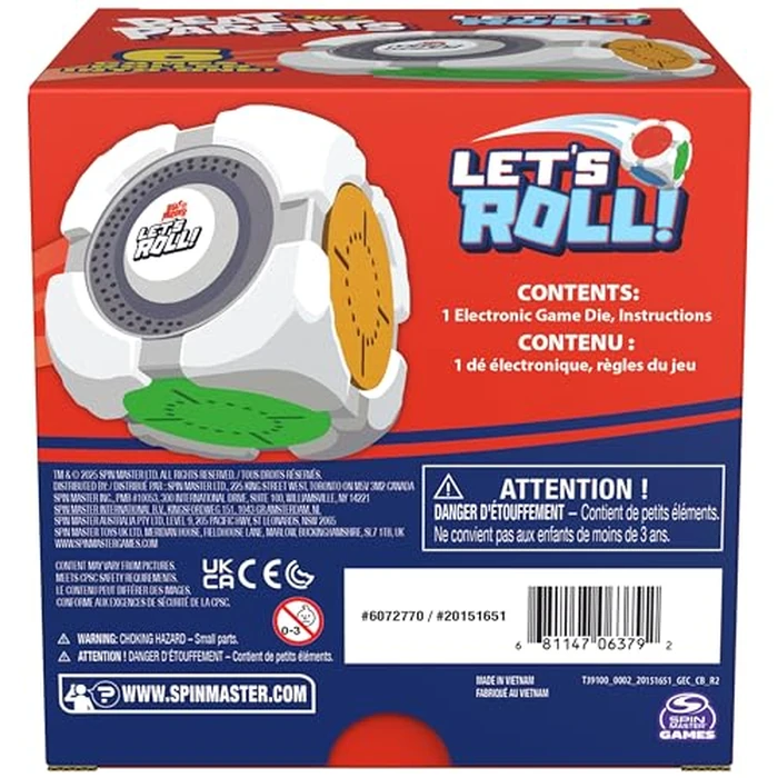 Spin Master Games, Beat The Parents: Let’s Roll, 6-in-1 Electronic Game Cube, Fun Activity for Kids, Family Game Night, Interactive Toy, 2-6 Players, for Ages 5 & Up by Spin Master Games - Image 9