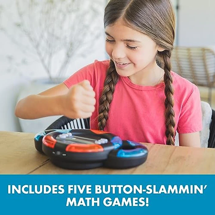 Educational Insights Multiplication Slam - 3rd Grade Math Games for Kids 8-12, Multiplication Learning Games for Kids, Handheld Electronic Math Game, Self-Teaching Elementary STEM Tools by Educational Insights - Image 5