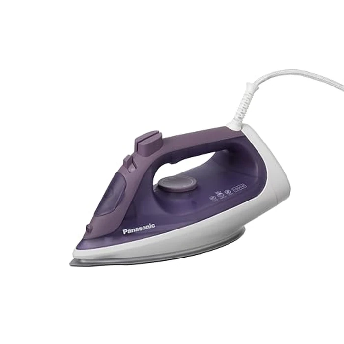 Panasonic NI-S630 Steam/Dry Iron, Ergonomic 1500W with Ceramic Soleplate and U-Shaped Groove, Auto Shut Off and Anti-Calc by Panasonic - Used - Like New condition - US$49.25