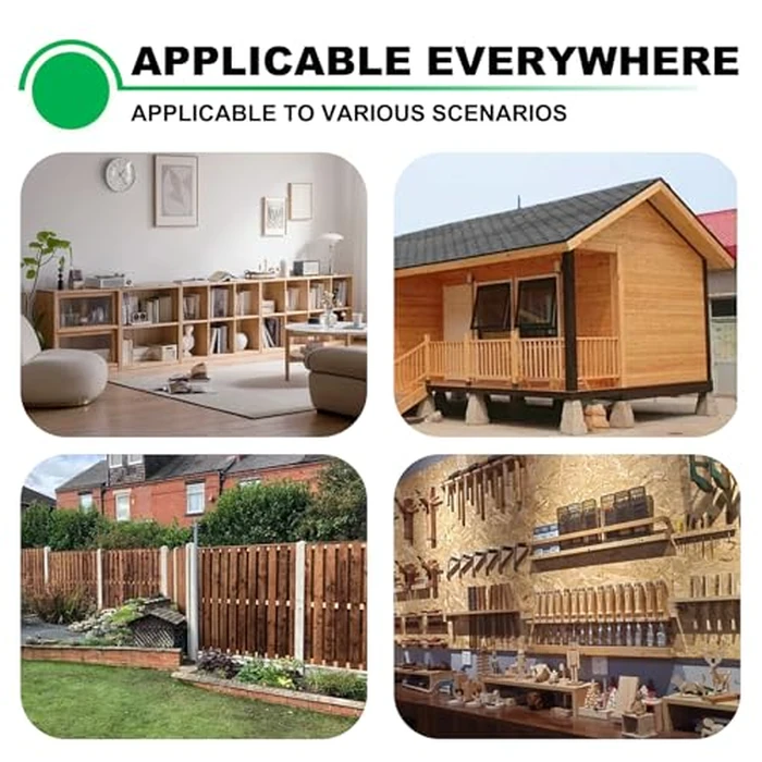 Andorm 12 Pack L Brackets 3x3 for Wood Framing, Heavy Duty Corner Angle, Corner Brace 90 Degree Iron Bracket for Wood Beam with Holes Outdoor Black by Andorm - Image 6