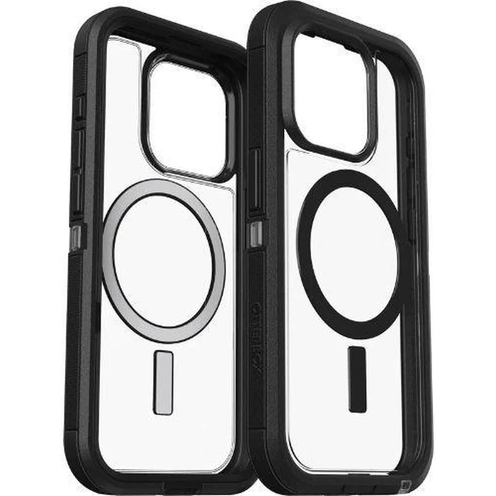 OtterBox Defender Series XT MagSafe Phone Case For iPhone 15 Pro Max - Dark Side (Clear / Black) by OtterBox - Image 1