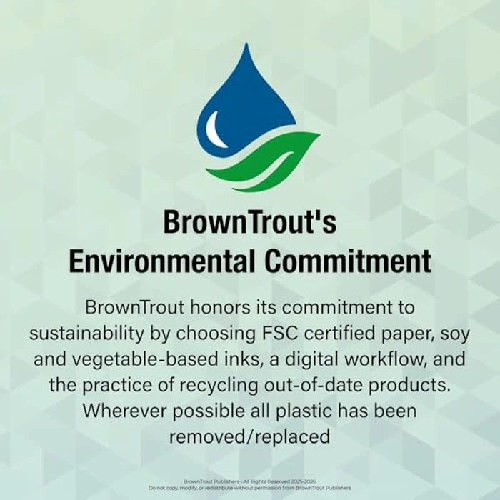 American Muscle Cars OFFICIAL | 2026 14 x 24 Inch (Hanging) Monthly Deluxe Wall Calendar | Foil Stamped Cover | Plastic-Free | BrownTrout | Racing Ford Chevrolet Chrysler Oldsmobile Pontiac by BrownTrout - Image 8