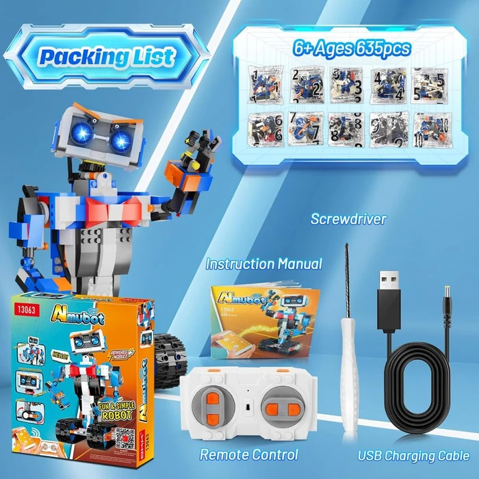 OKK Almubot Robot Building Toys for Boys (13063) - Multicolor by OKK - Image 7