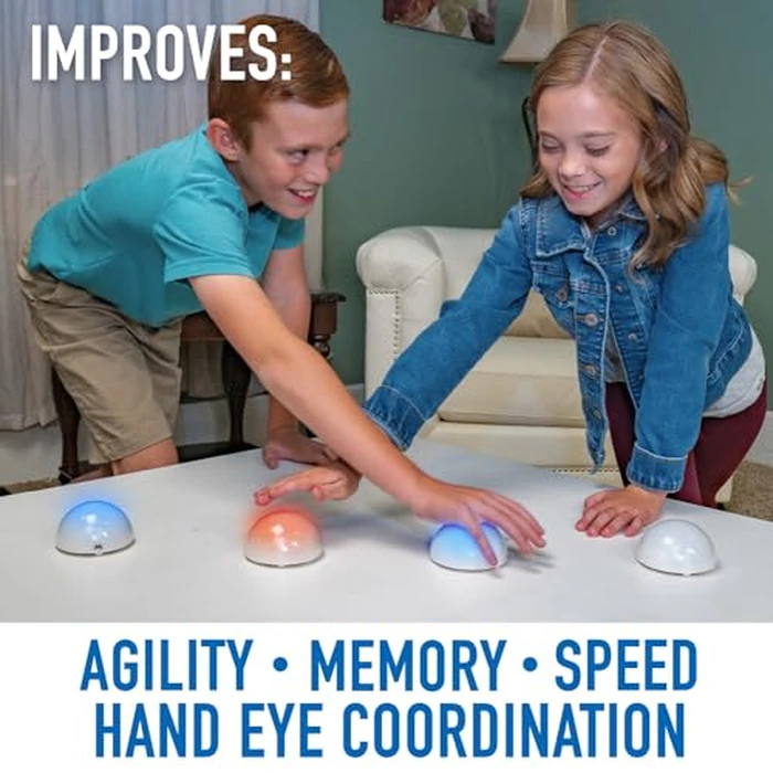 Fotorama Tap It Wireless Reaction Light Game, 4 Games in One Touch Play Set, Builds Hand-Eye Coordination Agility & Memory, Gifts for Kids Ages 6 & Up by Fotorama - Image 3