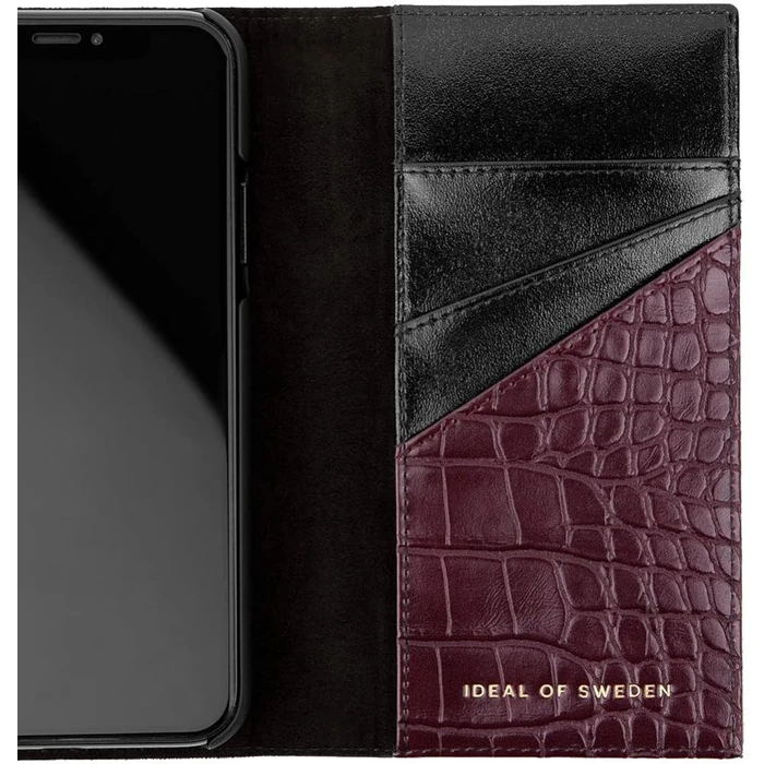 iDeal of Sweden Studio Clutch Wallet Phone Case for Apple iPhone 12 Pro Max - Plum Croco by iDeal of Sweden - Image 2