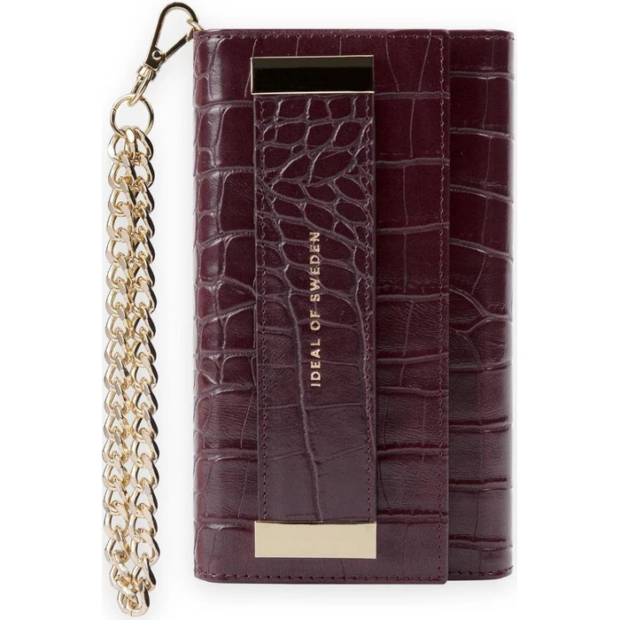 iDeal of Sweden Studio Clutch Wallet Phone Case for Apple iPhone 12 Pro Max - Plum Croco by iDeal of Sweden - Refurbished - Brand New condition