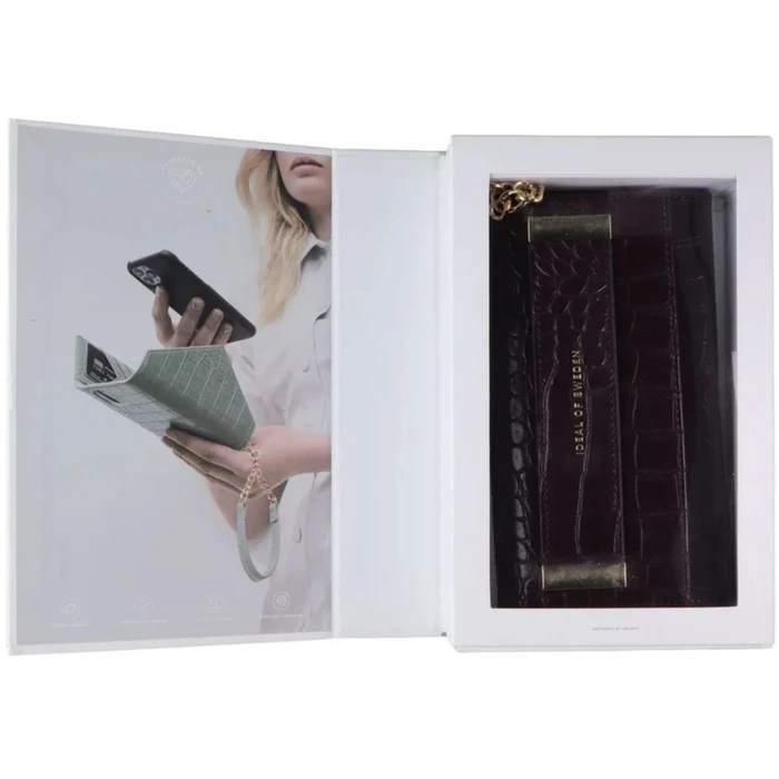 iDeal of Sweden Studio Clutch Wallet Phone Case for Apple iPhone 12 Pro Max - Plum Croco by iDeal of Sweden - Image 8