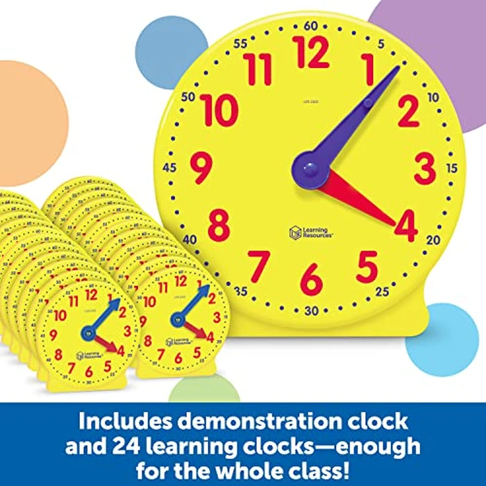 Learning Resources LER2102 Classroom Clock Kit by Learning Resources - Image 5