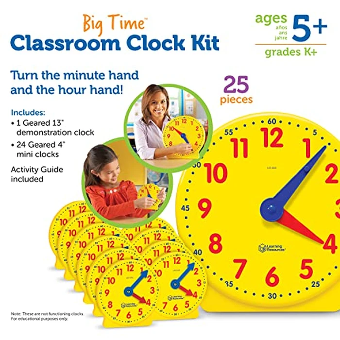 Learning Resources LER2102 Classroom Clock Kit by Learning Resources - Image 7