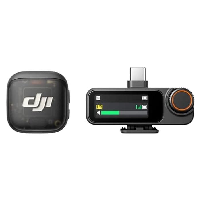 DJI Mic 3 (1 TX + 1 RX), Wireless Lavalier Mic for iPhone/Camera/Android, Ultralight, Extended Operating Time & Fast Charging, 400m Transmission, Noise Cancelling, Vlog, Streaming by DJI - Image 1