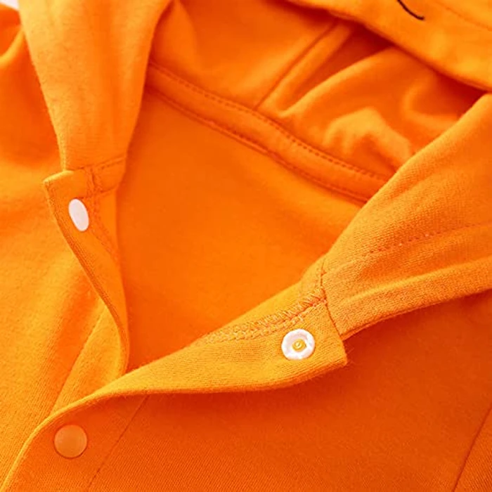 RELABTABY Cute Baby Boy Girl Romper Newborn Anime Onesie Toddler Halloween Cosplay Jumpsuit Outfit Clothes Orange by RELABTABY - Image 5