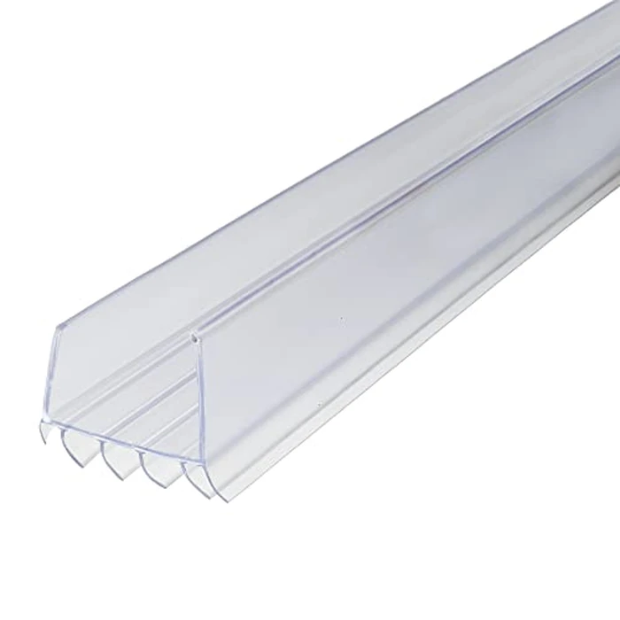 M-D Building Products Vinyl Cinch U-Shape Door Bottom Seal, Slide-On Weatherstripping Draft Stopper, Easy to Install, Fits 36” x 1-3/4” Doors, Fills 3/8”- 3/4” Gaps, 43338, Clear by M-D Building Products - Used - Good condition
