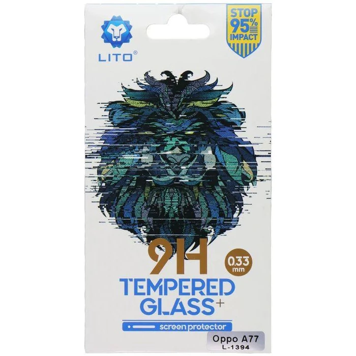 LITO 9H Tempered Glass Screen Protector for Oppo A77 - Clear by LITO - Image 1