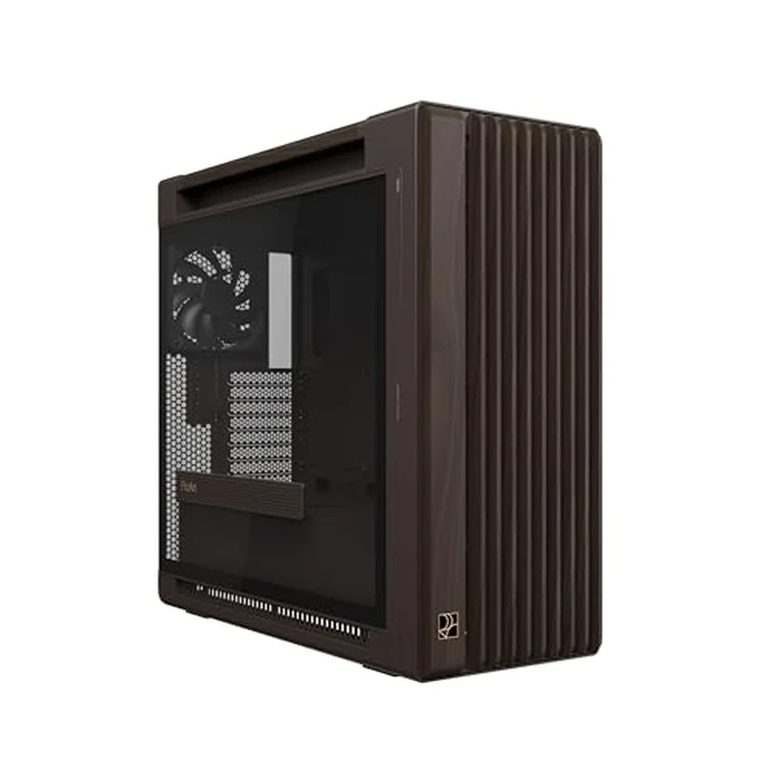 ASUS ProArt PA602 Wood Edition Retro Brown E-ATX Mid-Tower Case with Tempered Glass, 440 mm GPU Support, 420 mm Radiator & 3 Pre-Installed Fans by ASUS - Image 1
