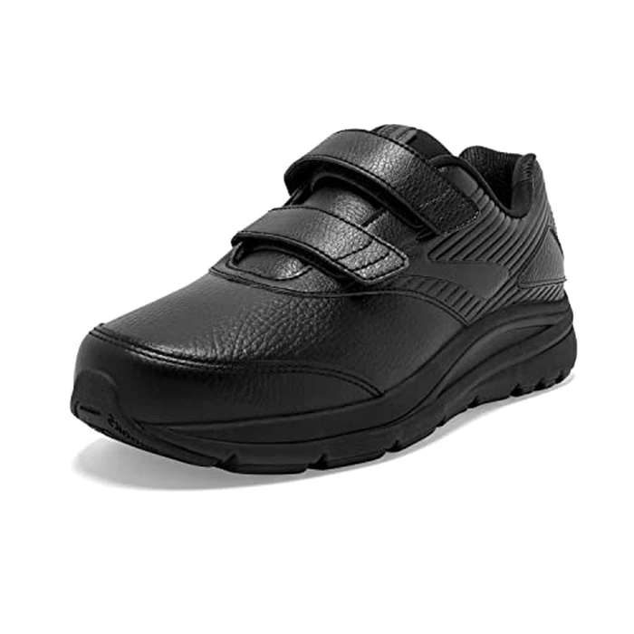 Brooks Women's Addiction Walker V-Strap 2 Walking Shoe - Black/Black - 8.5 Wide by Brooks - Image 1