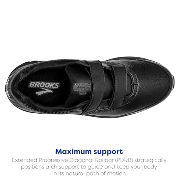 Brooks Women's Addiction Walker V-Strap 2 Walking Shoe - Black/Black - 8.5 Wide by Brooks - Image 4