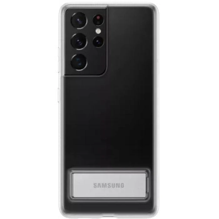 Samsung Clear Standing Cover Phone Case for Galaxy S21 Ultra (5G) - Transparent by Samsung - Refurbished - Acceptable condition