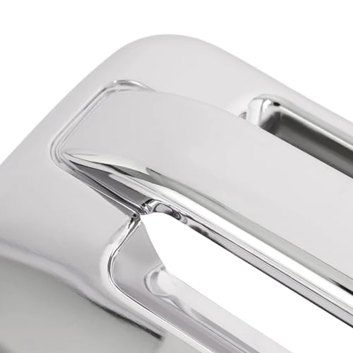 HECASA Exterior Outside Door Handle Cover Compatible with 2004-2014 Ford F-150 4 Door (W/O KeyPad, W/O Passenger Side Keyhole) Slivery ABS Plastic (4 Door Handle Cover+Tailgate Handle Cover) by HECASA - Image 7