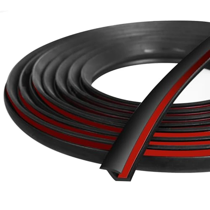 MYFAMIREA Fender Flare Edge Trims, 33Ft EPDM Fender Flares Rubber Seal for Car and Truck Wheel Wells with Automotive Adhesive Grade Tape Bonds T-Style Universal Rubber Trim Edging by MYFAMIREA - Image 1