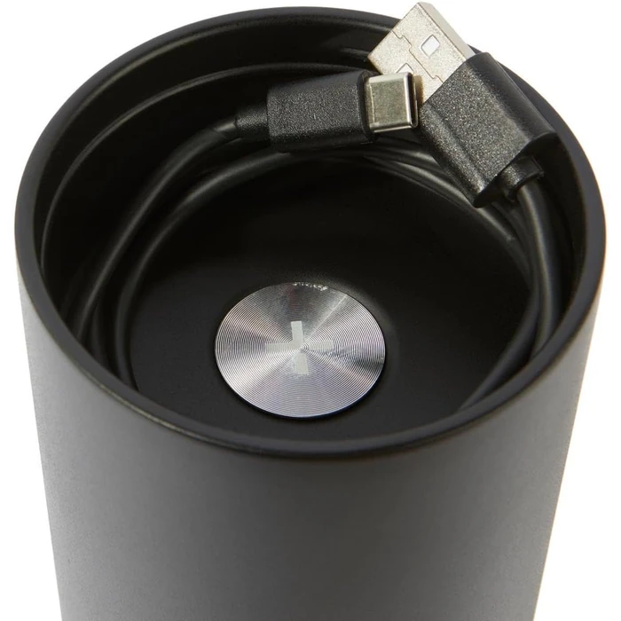 Tylt Insulated Wireless Charging Bottle - Black by Tylt - Image 3