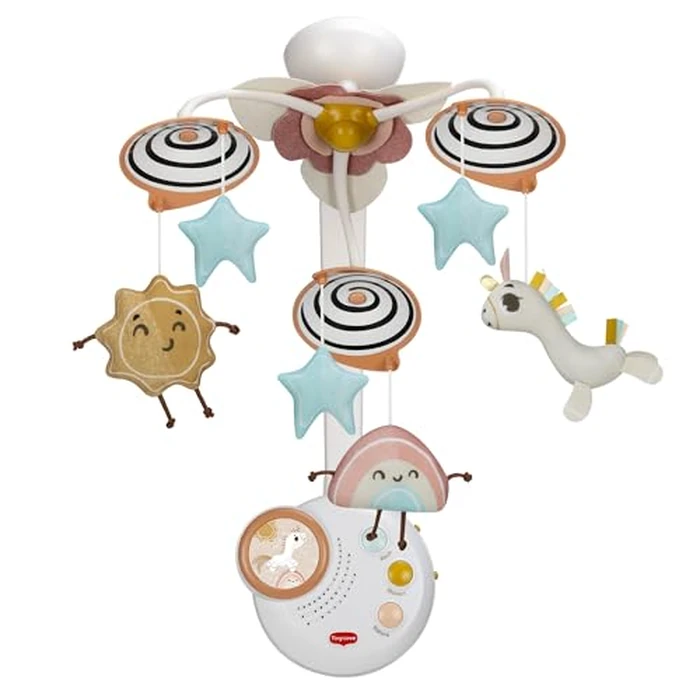 Tiny Love Unicorn Wonderlands Classic Mobile - Baby Mobile with 20 Minutes of Music, Calming Nightlight, Removable Music Box, Plush Dolls for Newborns & Toddlers (0+ Months) by Tiny Love - Used - Very Good condition - CA$41.30