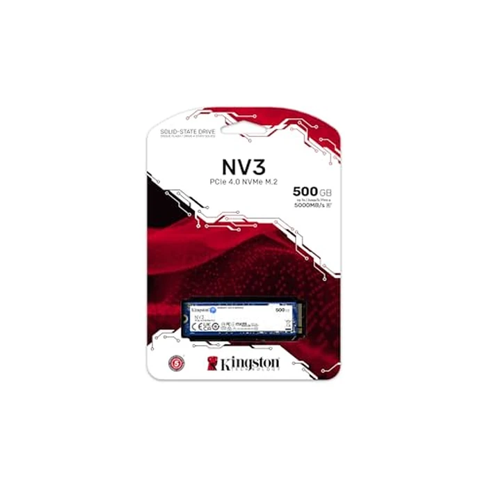 Kingston NV3 500GB M.2 2280 NVMe SSD | PCIe 4.0 Gen 4x4 | Up to 5000 MB/s | SNV3S/500G by Kingston - Image 3