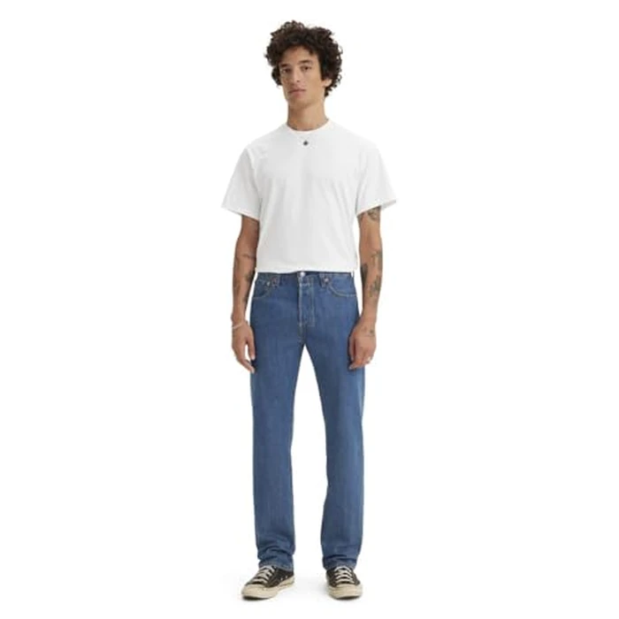 Levi's Men's 501 Original Fit Jeans (Also Available in Big & Tall), Medium Stonewash, 36W x 34L by Levi's - Image 1
