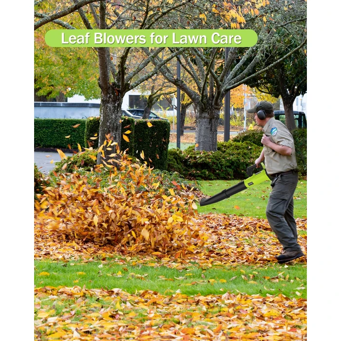 BLSKBY Leaf Blower Cordless with 2 Batteries, 20V Cordless Leaf Blower with 7 Variable Speed for Lawn Care, Yard, Patio & Leaves Cleaning by blskby - Image 6