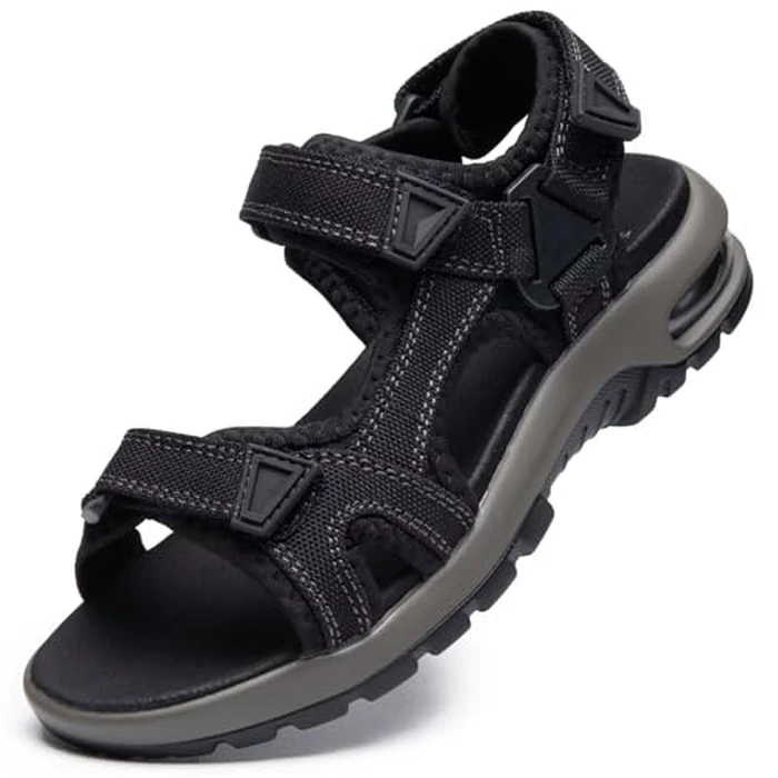 Visionreast Boys Camouflage Print Kids Fashion Sport Sandals Outdoor Athletic Casual Beach Shoes Black 5 Big Kid(38) by visionreast - Used - Like New condition