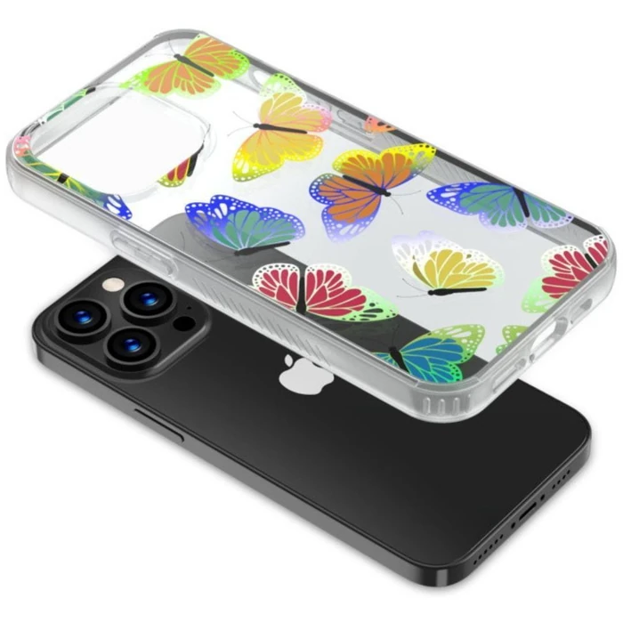 MyBat Pro Mood Series Phone Case for iPhone 13 Pro Max - Iridescent Butterflies - Brand New by MyBat Pro - Image 6