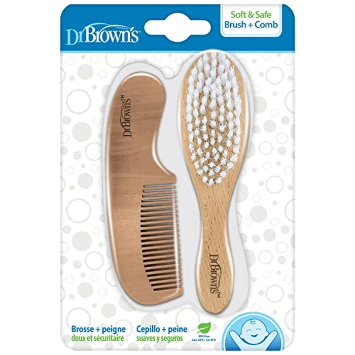 Dr. Brown's Soft and Safe Baby Brush + Comb by Dr. Brown's - Used - Very Good condition - US$6.71