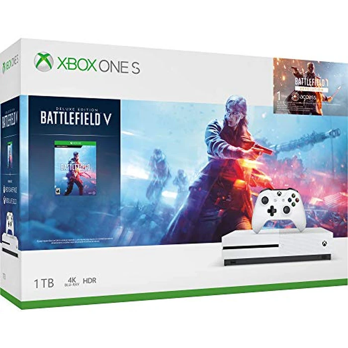 Xbox One S 1Tb Console - Battlefield V Bundle by Xbox - Used - Good condition