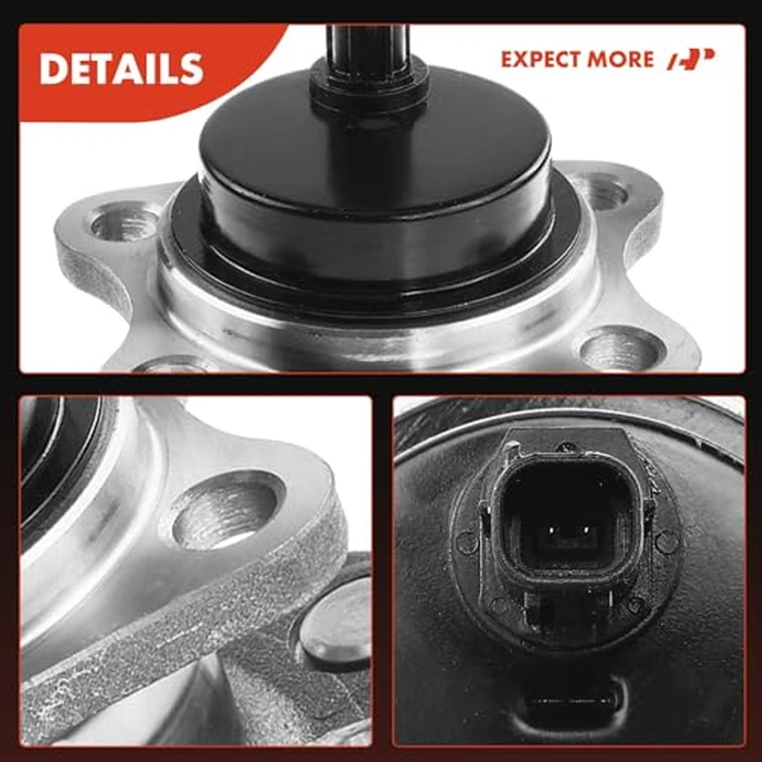 A-Premium Rear Wheel Bearings and Hub Assembly Compatible with Toyota Prius V 2012 2013 2014 2015 2016 2017 2018, w/ABS 5-Lug, Replace # 512509 by A-premium - Image 8