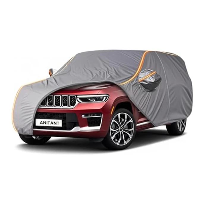 ANITANT Custom Fit Jeep Grand Cherokee L Car Cover 2021-2025 Outdoor Waterproof Car Cover All Weather with Door Zipper Cotton Lining Scratch Resistant Rain Sun UV Dust Snow Protection by AnITAnT - Used - Very Good condition - US$46.31