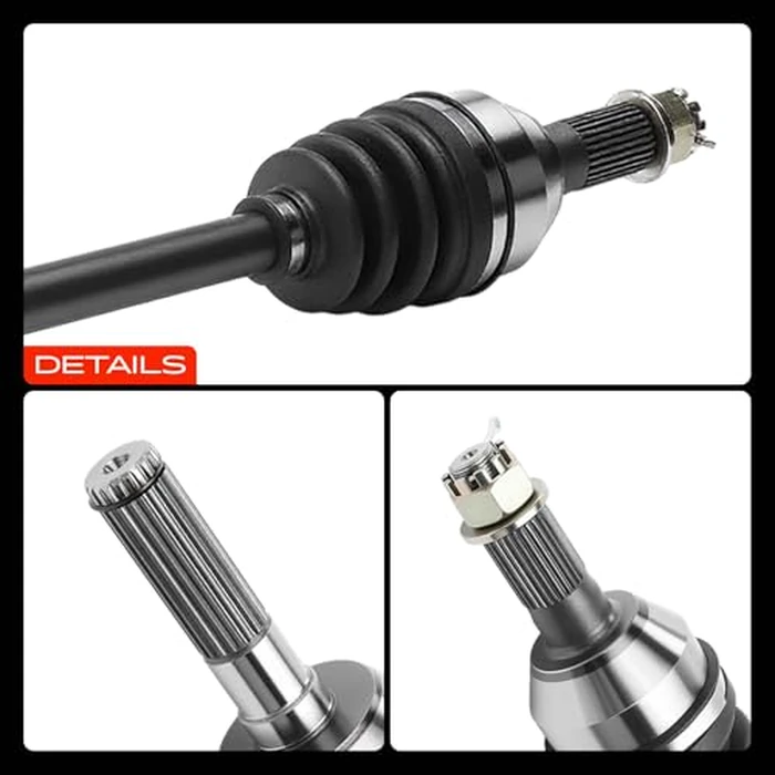 A-Premium Pair (2) Front CV Axle Shaft Assembly Compatible with Can-Am Maverick X3 2017 2019-2021, Maverick X3 900 HO 2018, Maverick X3 Max/X3 R, 4X4 Models, Driver and Passenger Side by A-premium - Image 9