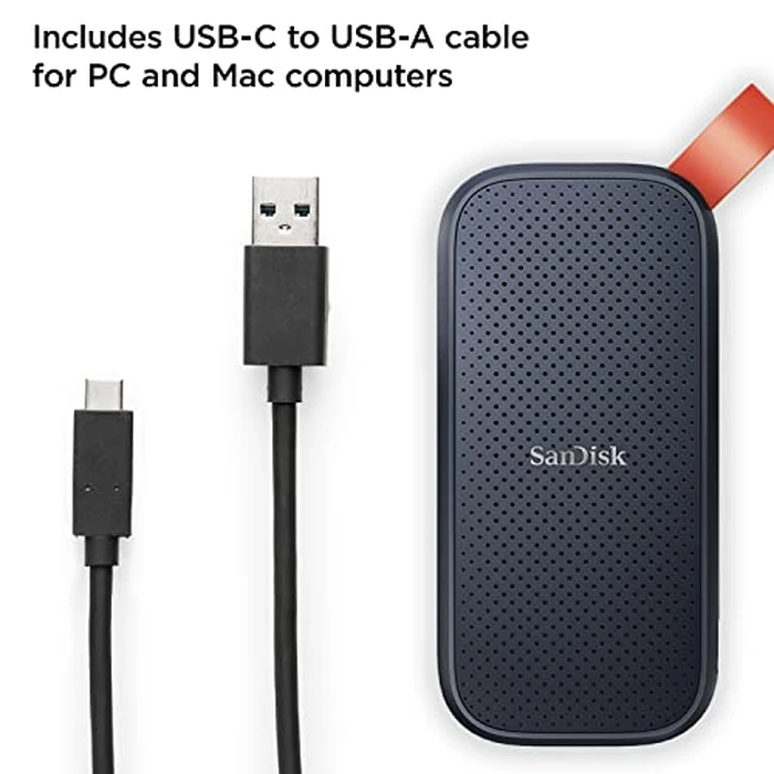 SANDISK 1TB Portable SSD - Up to 800MB/s, USB-C, USB 3.2 Gen 2, Updated Firmware - External Solid State Drive - SDSSDE30-1T00-G26 by Sandisk - Image 3