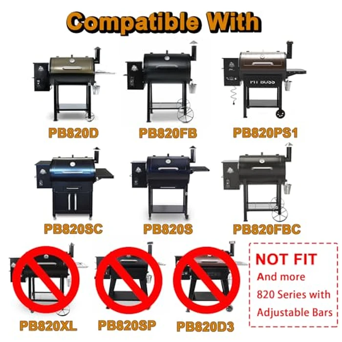 PB820D PB820PS1 Replacement Parts for Pit Boss Flame Broiler Kit 820 Series 820PS1 820D 820 FB 820FB PB820FB Z Grill ZPG-7002B 700D4E ZPG-7002C Pitboss Pellet Flame Broiler Slide Bottom Plate Cover by Grill Valueparts - Image 4