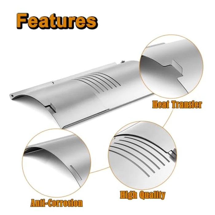 PB820D PB820PS1 Replacement Parts for Pit Boss Flame Broiler Kit 820 Series 820PS1 820D 820 FB 820FB PB820FB Z Grill ZPG-7002B 700D4E ZPG-7002C Pitboss Pellet Flame Broiler Slide Bottom Plate Cover by Grill Valueparts - Image 6