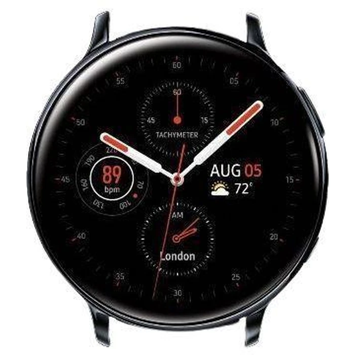 Samsung Galaxy Watch Active2 (No Band) (Bluetooth + LTE) - 4GB - 44mm - Black Stainless Steel Case No Band by Samsung - Refurbished - Acceptable condition