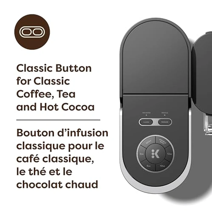 Keurig K-Crema Single Serve K-Cup Pod Coffee Maker, Black by Keurig - Image 6