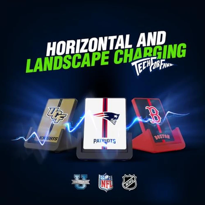 SOAR NFL Cell Phone Wireless Charging Stand V.4, Detroit Lions by SOAR - Image 5