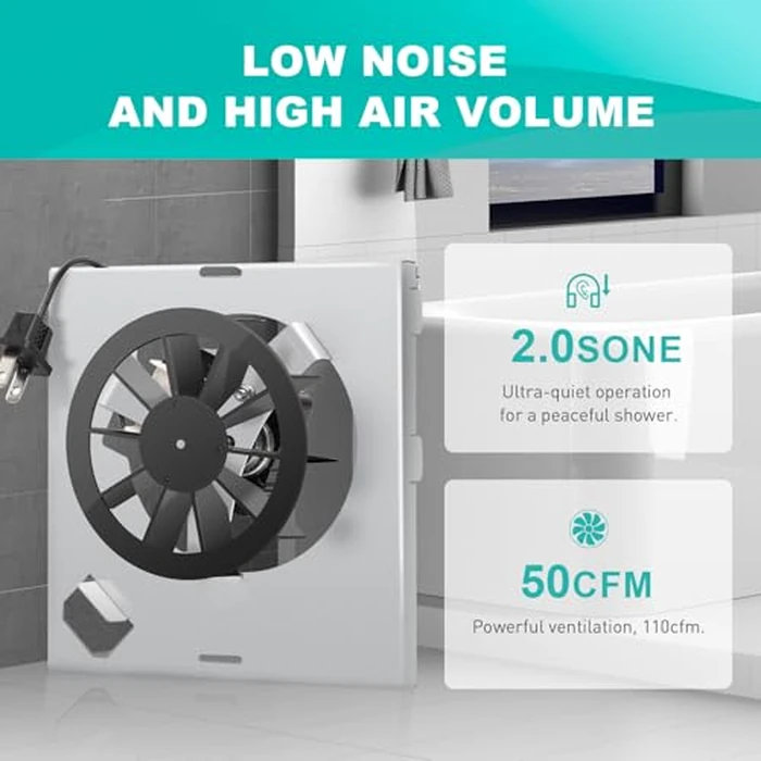 【Upgraded Copper Motor】 696N-R02 B Unit 50CFM Fan Compatible with Broan-Nutone 688-K 688-J 688-H 688-G 695N-R02 B, 696N-R01 B, 695N-R02 B,2.0 Sones,S97012026 Fan Assembly by Motoasis - Image 4