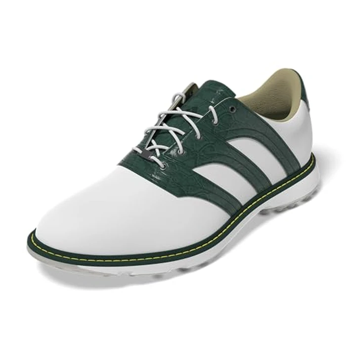 Adidas Men's MC Z-Traxion Spikeless Shoes, Footwear White/Collegiate Green/Yellow, 11 by adidas - Used - Very Good condition
