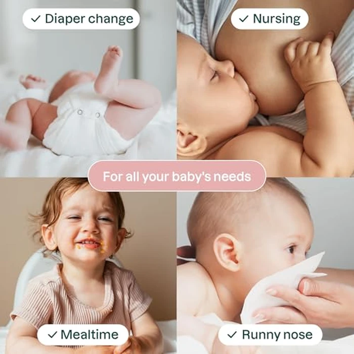 ATTITUDE Baby Water Wipes, EWG Verified, Safe for Newborns, Unscented & Fragrance-Free, 99% Water, Gentle, Vegan & Dermatologically Tested, Travel Pack with Hard Lid, 72 Count (Pack of 3) by ATTITUDE - Image 3