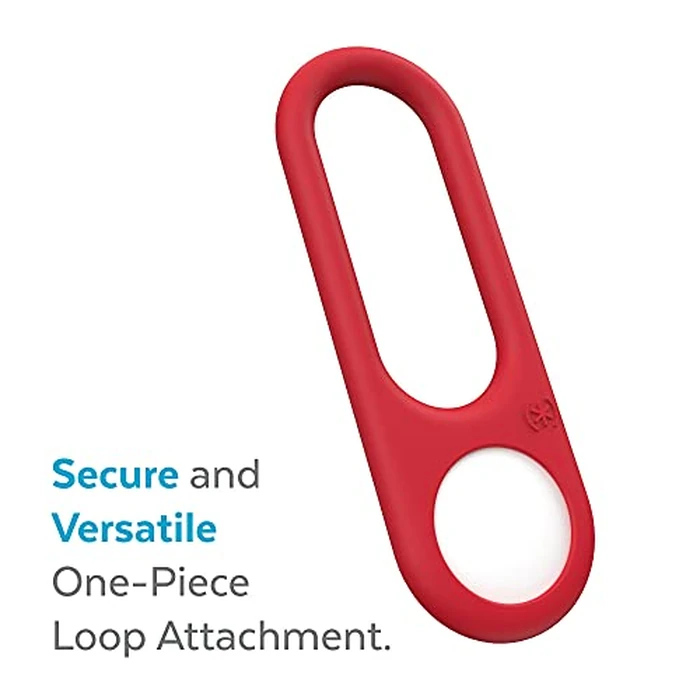 Speck Products Presidio Sililoop AirTag Holder, Unreal Red by Speck - Image 2
