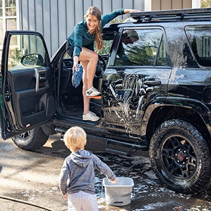 Rightline Gear Moki Car Door Step - Hooks on Car Door Latch for Car Roof Access, As Seen on Shark Tank - Moki Ascent Folding Step by Rightline Gear - Image 7